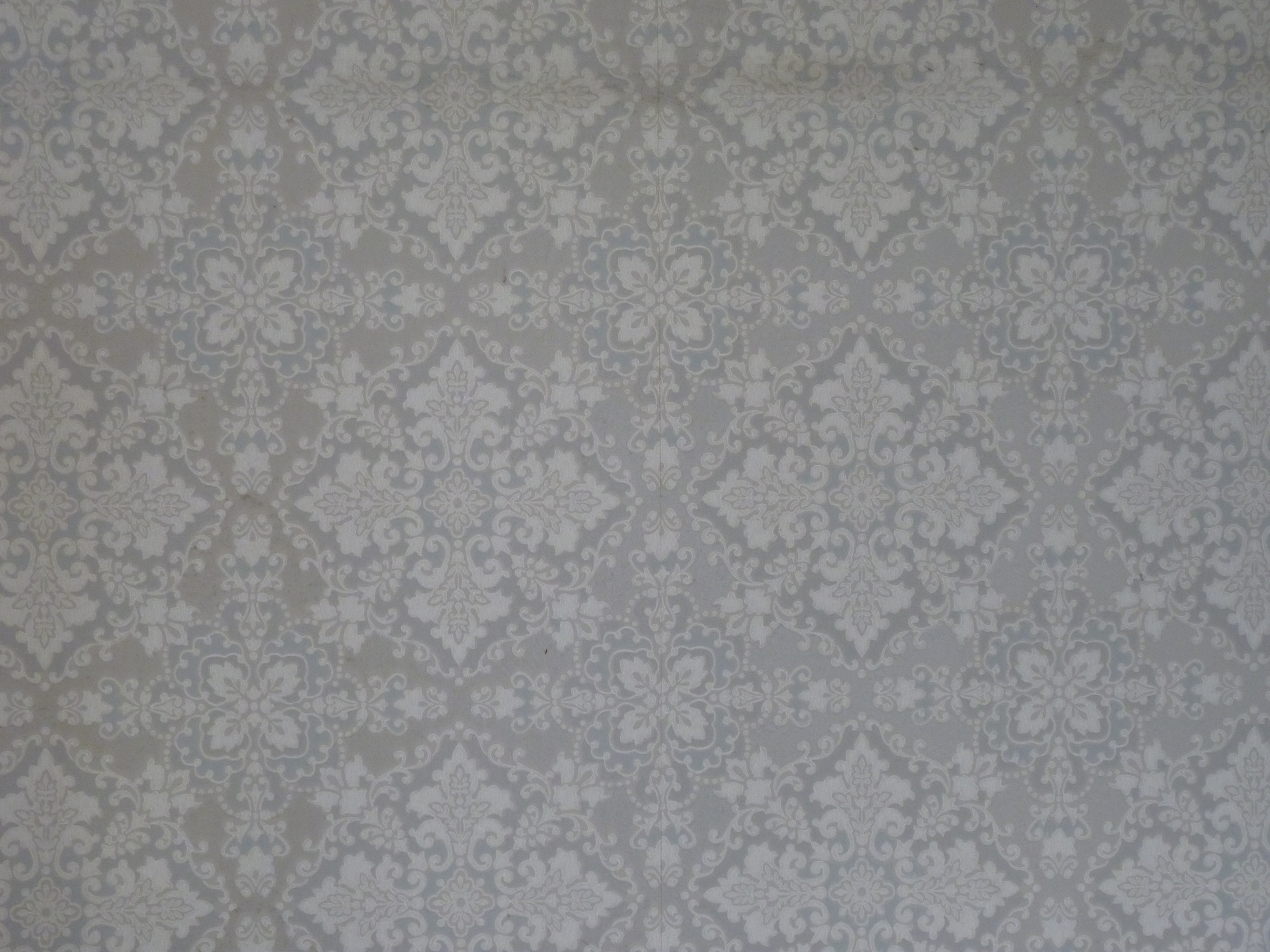 Gray Baroque Wallpaper